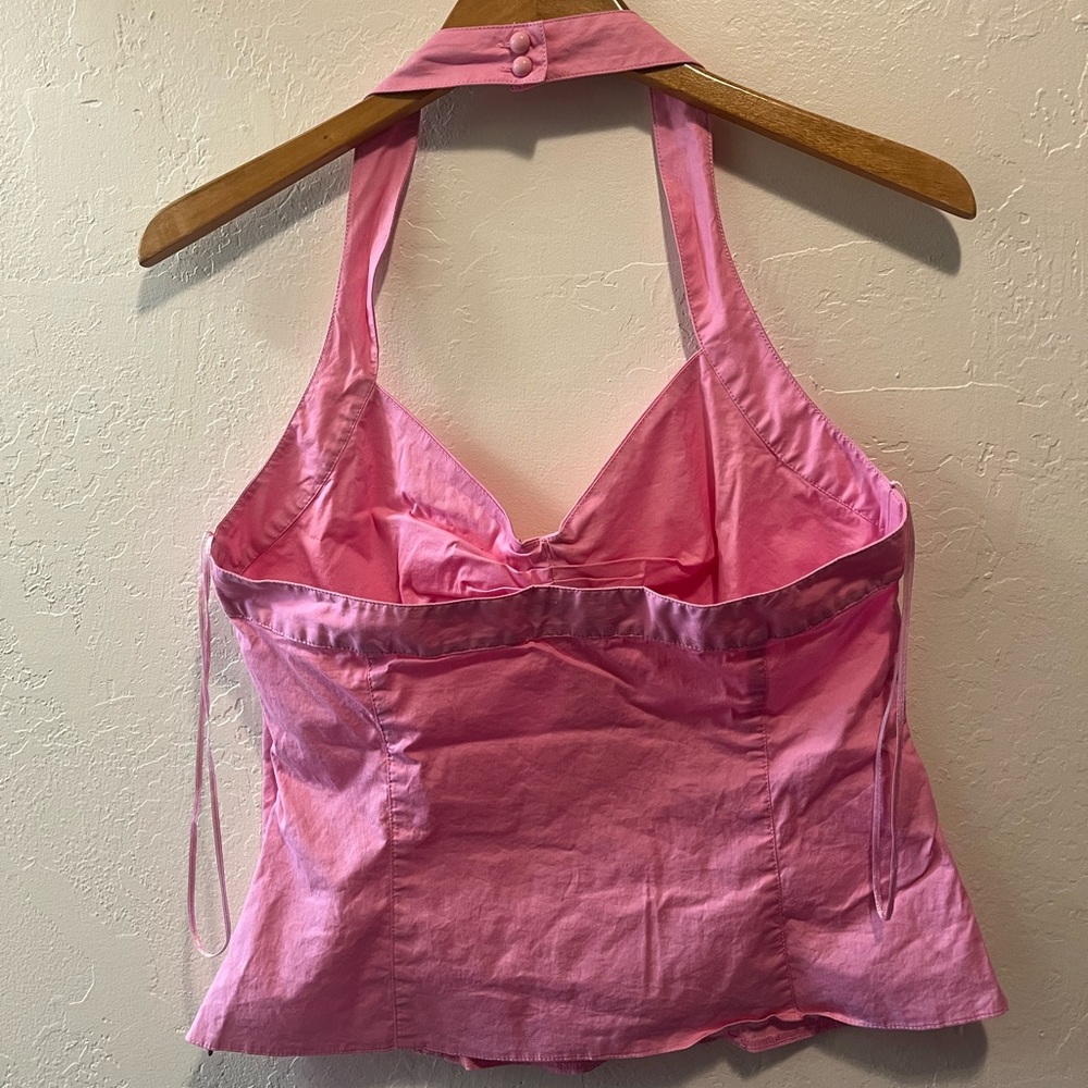 Pink Halter Top - Picture 2 of 9